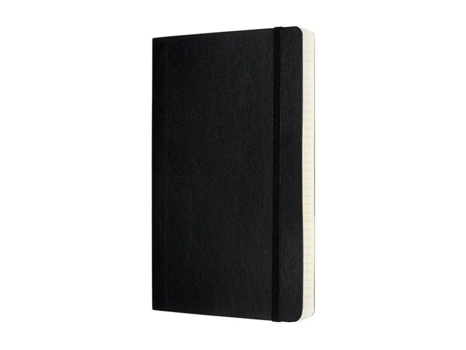 Moleskine Classic Notebook Expanded Soft L – Linjert Black