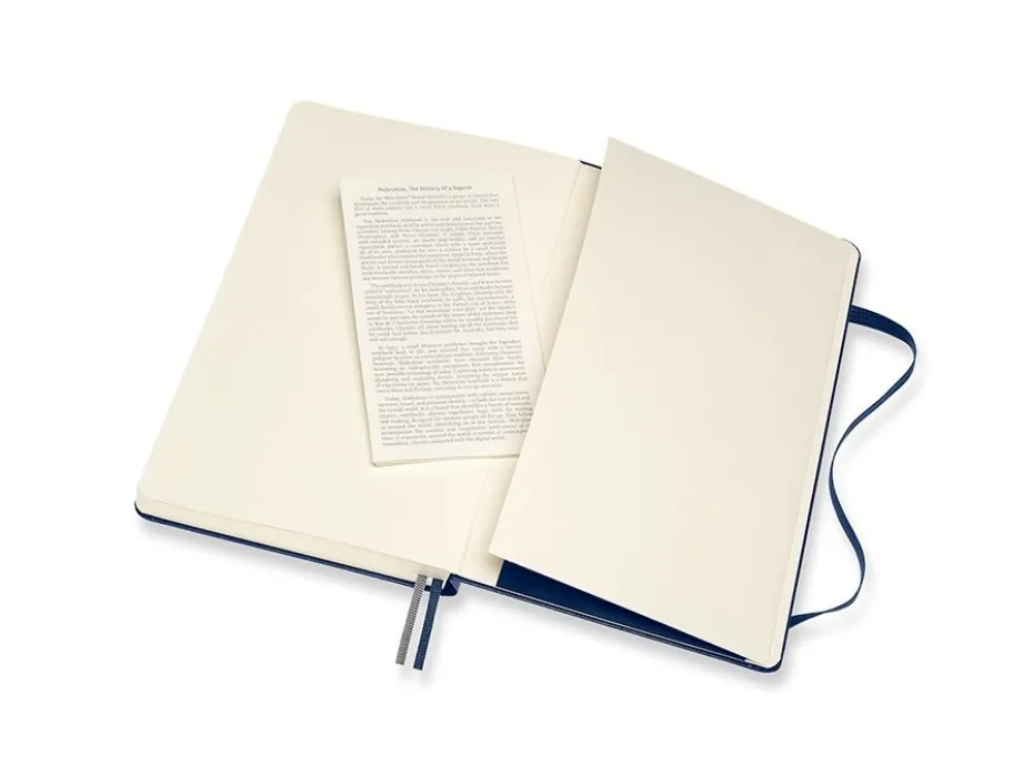 Moleskine Classic Notebook Expanded Hard L – Blank S. Blue