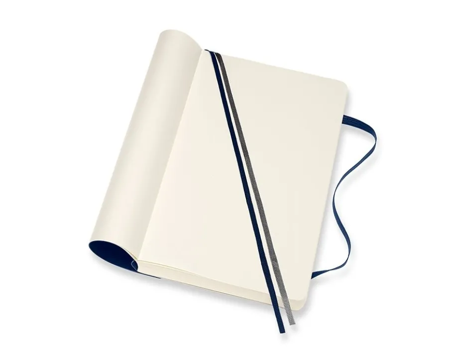 Moleskine Classic Notebook Expanded Soft L – Blank S. Blue