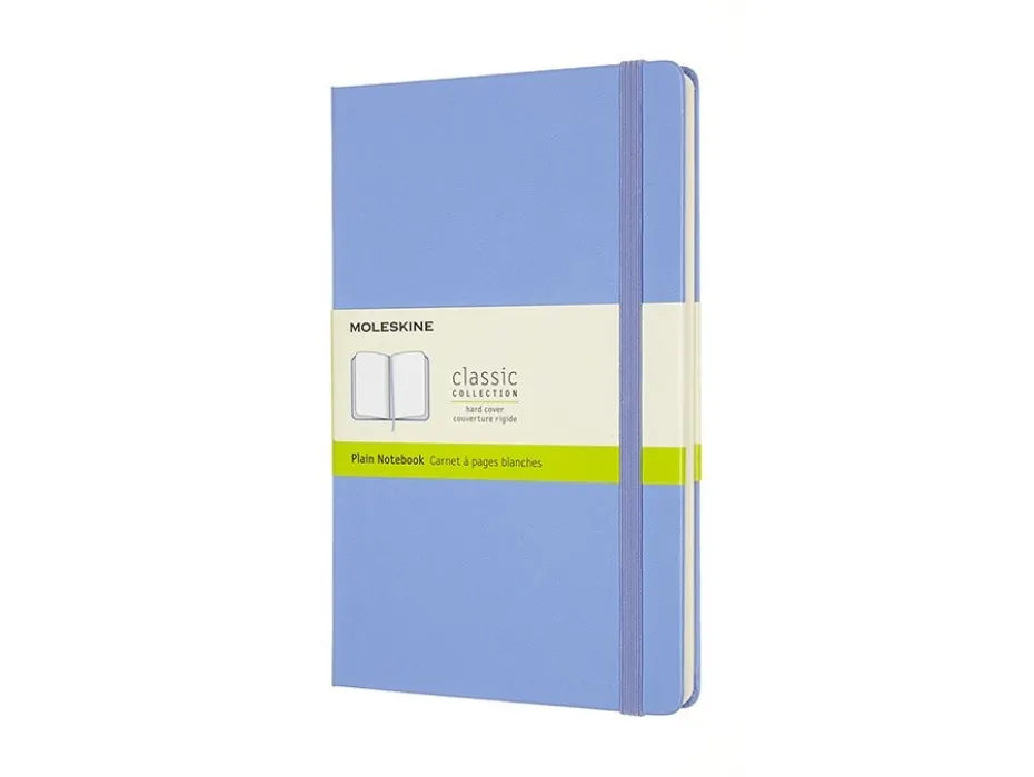 Moleskine Classic Notebook Hard L – Blank Hydrangea Blue