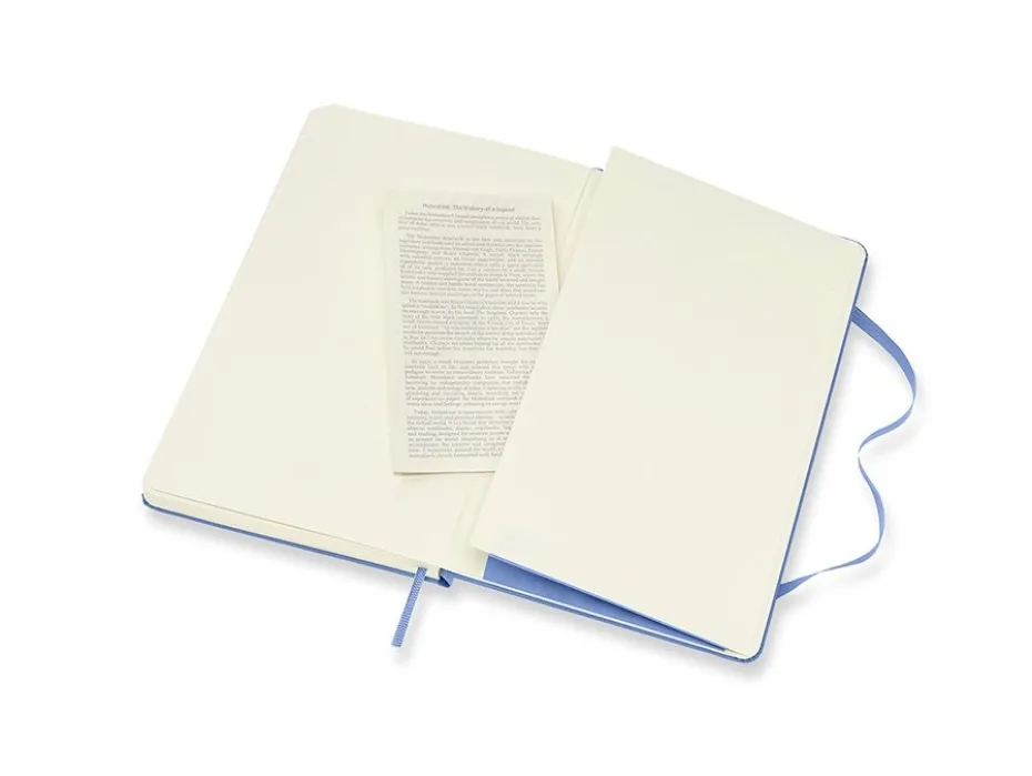 Moleskine Classic Notebook Hard L – Blank Hydrangea Blue