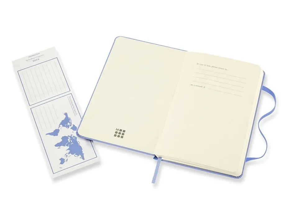 Moleskine Classic Notebook Hard P – Blank Hydrangea Blue