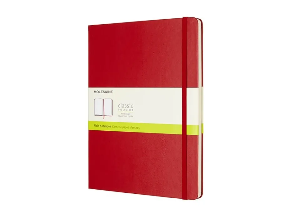 Moleskine Classic Notebook Hard XL – Blank Scarlet Red