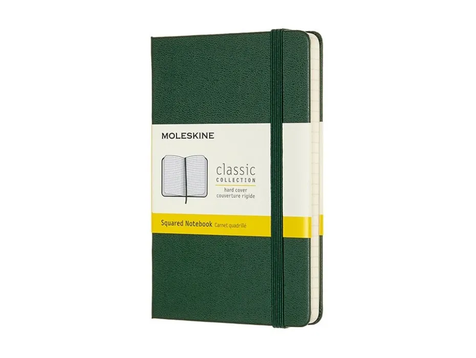 Moleskine Classic Notebook Hard P – Ruter Myrtle Green