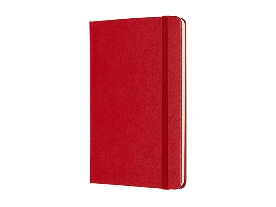 Moleskine Classic Notebook Hard M – Ruter Scarlet Red