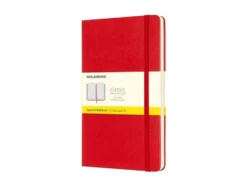 Moleskine Classic Notebook Hard L – Ruter Scarlet Red