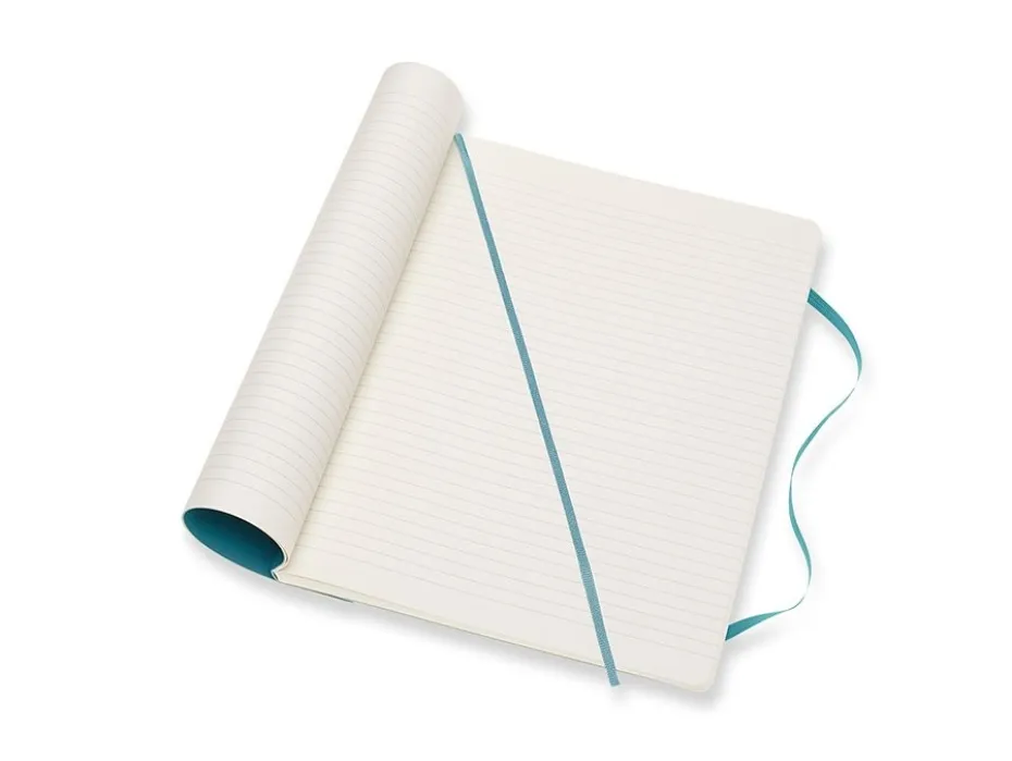 Moleskine Classic Notebook Soft XL – Linjert Reef Blue