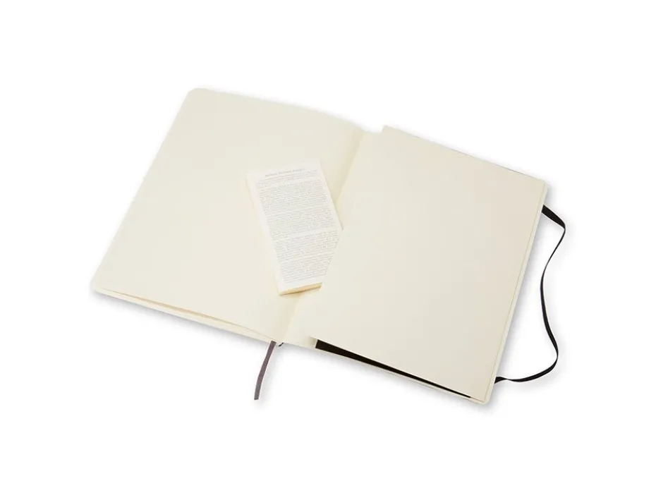 Moleskine Classic Notebook Soft XL – Linjert Black
