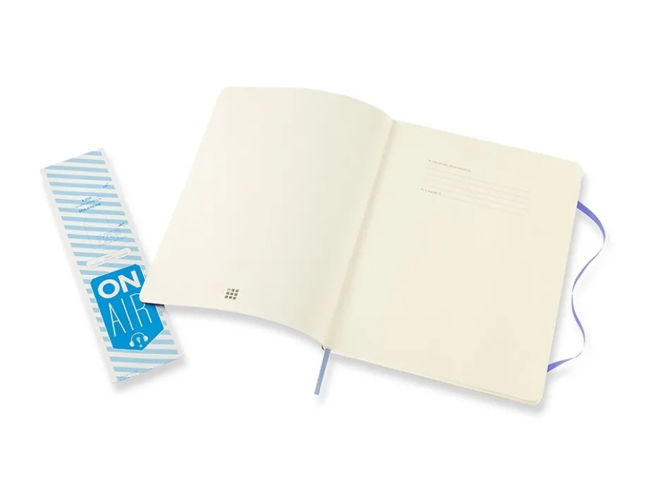 Moleskine Classic Notebook Soft XL – Blank Hydrangea Blue