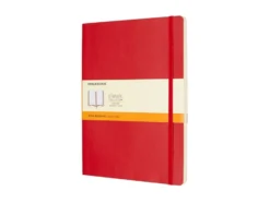 Moleskine Classic Notebook Soft XL – Linjert Scarlet Red
