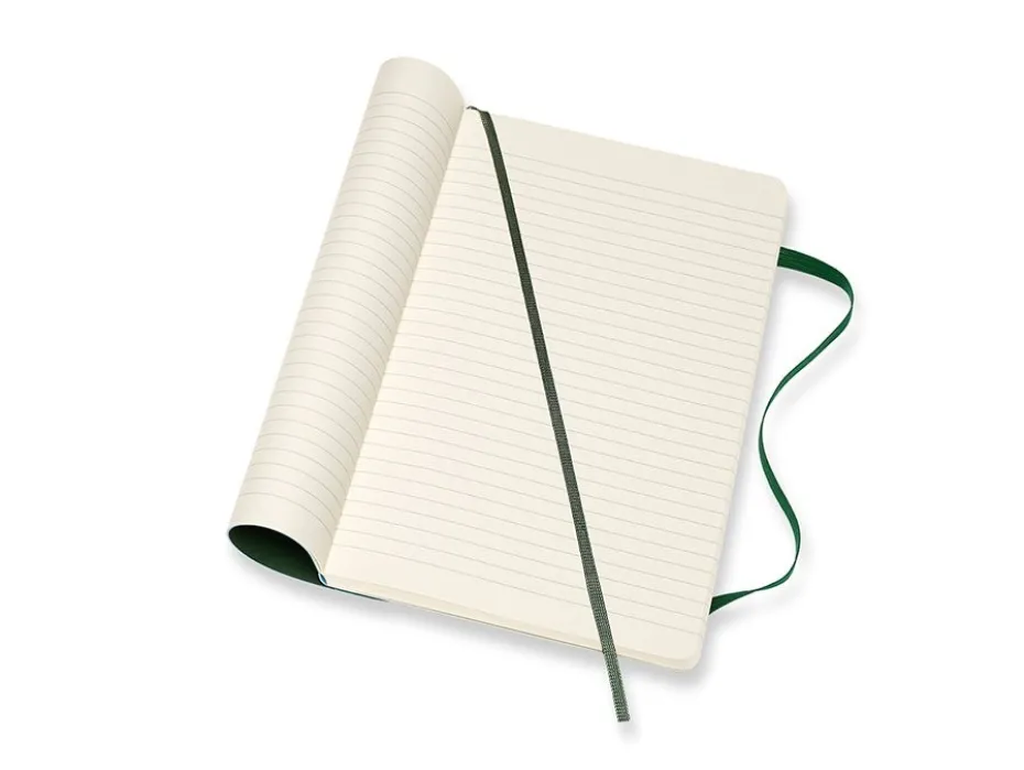 Moleskine Classic Notebook Soft L – Linjert Myrtle Green