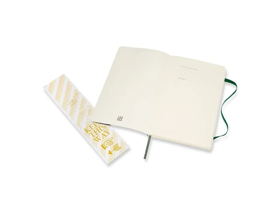 Moleskine Classic Notebook Soft L – Linjert Myrtle Green