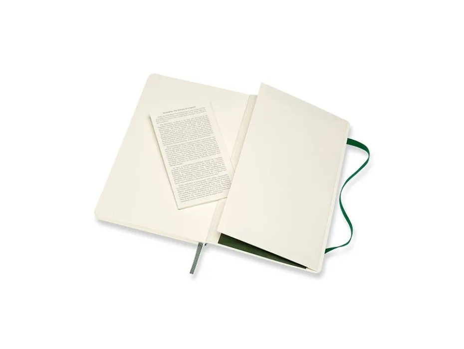 Moleskine Classic Notebook Soft L – Linjert Myrtle Green
