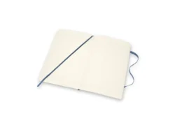 Moleskine Notebook Leather Soft L – Linjert Blue