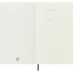 Moleskine Notebook Vegea Capri Soft Linjert L Petroleum