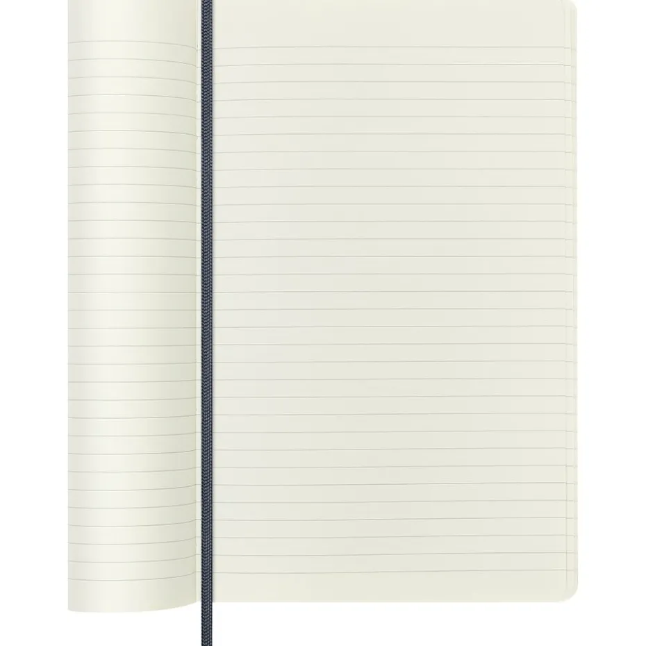 Moleskine Notebook Vegea Capri Soft Linjert L Petroleum