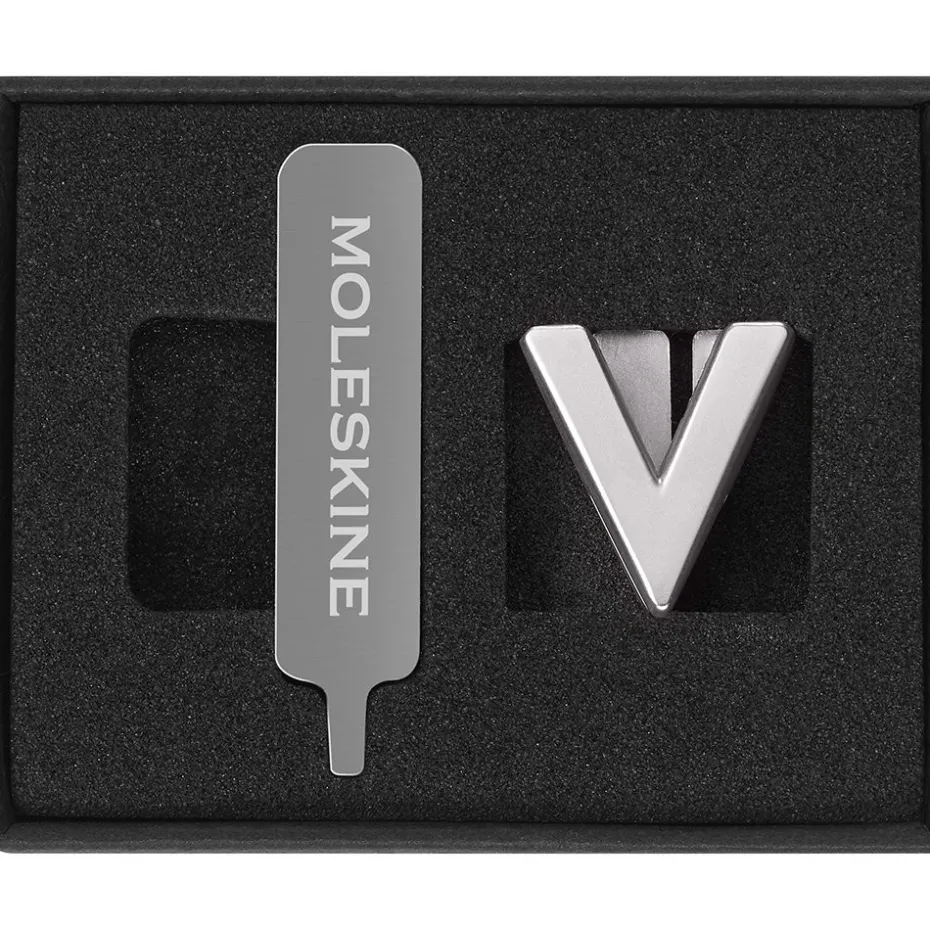 Moleskine Pins Silver – V