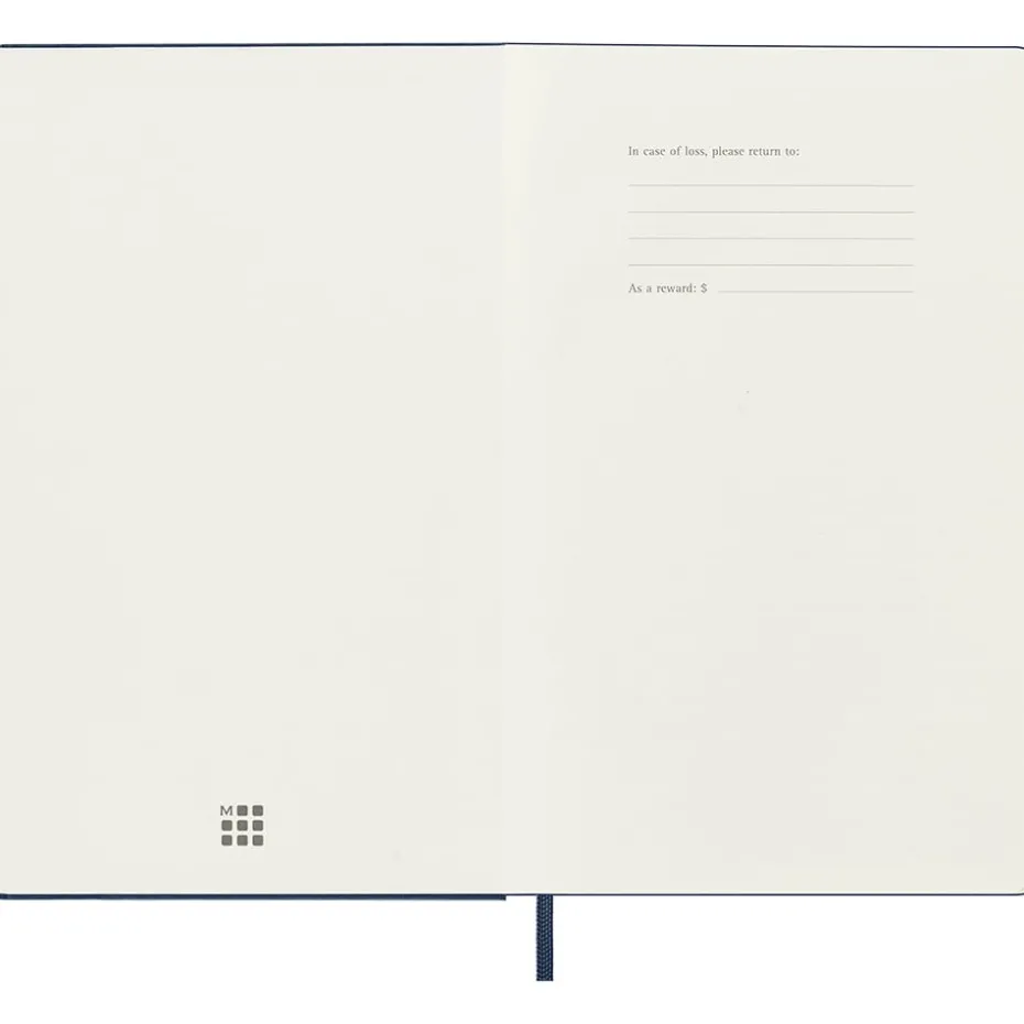 Moleskine Planner 2025/26 18m Hard L Uke Notat – Sap.Blue