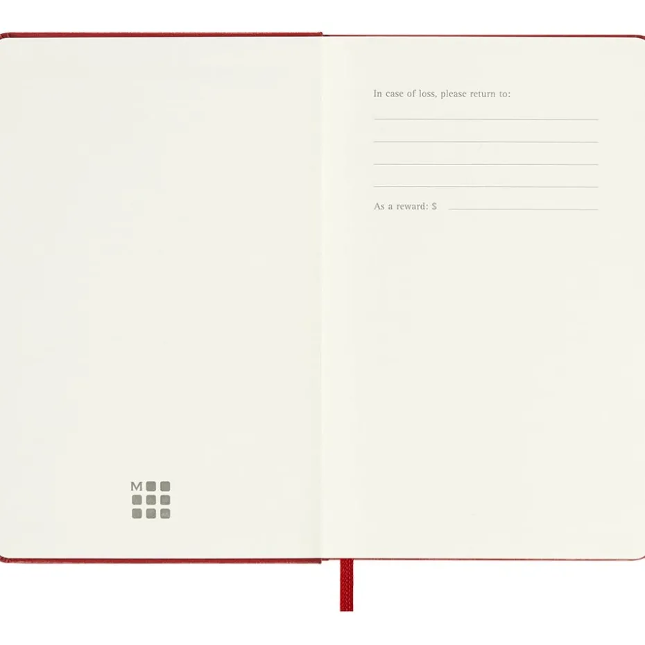 Moleskine Planner 2026 12m Hard P Uke Notat – Red