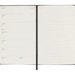 Moleskine Planner 2026 12m Hard P Uke Notat – Black