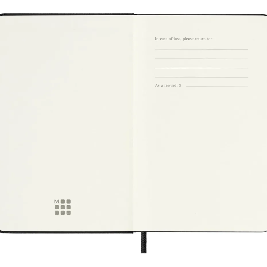 Moleskine Planner 2026 12m Hard P Uke Notat – Black