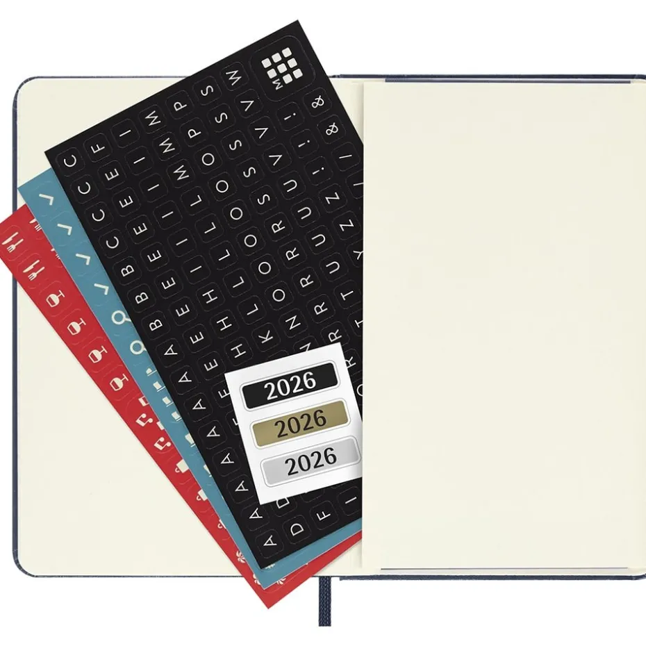 Moleskine Planner 2026 12m Hard P Uke Notat – Sap.Blue