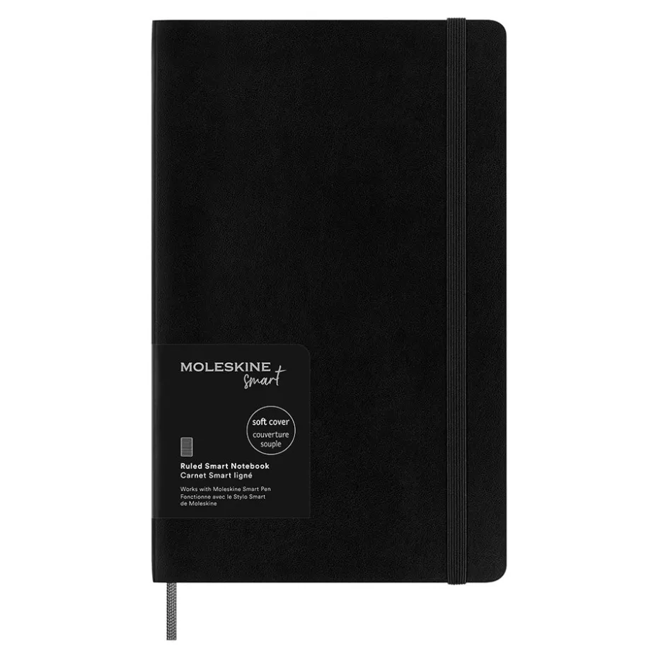 Moleskine Smart Notebook Soft Linjert L – Black