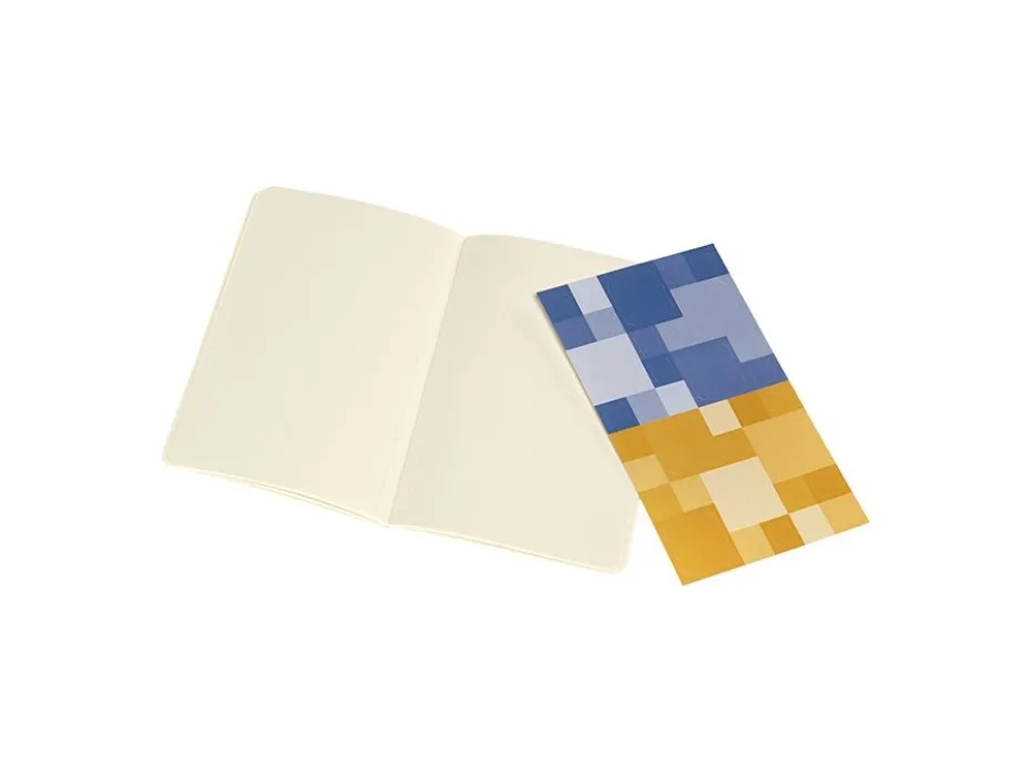 Moleskine Volant Journal Soft 2pk P – Blank FBlue/AYellow