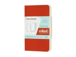 Moleskine Volant Journal Soft 2pk XS – Blank COrange/ABlue