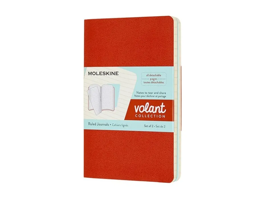 Moleskine Volant Journal Soft 2pk P – Linjert COrange/ABlue