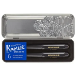 Moleskine X Kaweco Pen Set – Medium Nib – Black