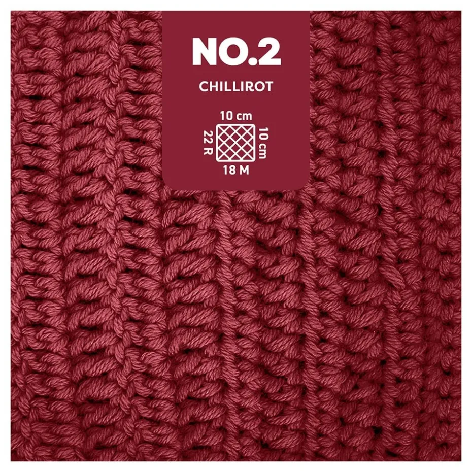 Myboshi Bomullsgarn No.2 50g – 2340 Chili-Red