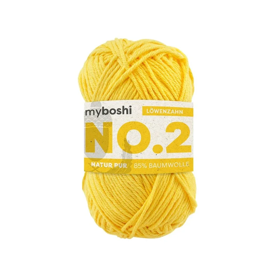 Myboshi Bomullsgarn No.2 50g – 2130 Dandelion