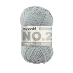 Myboshi Bomullsgarn No.2 50g – 2930 Silver
