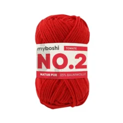 Myboshi Bomullsgarn No.2 50g – 2320 Tomato