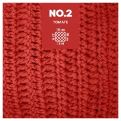 Myboshi Bomullsgarn No.2 50g – 2320 Tomato