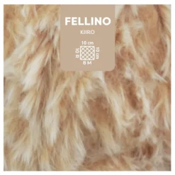 Myboshi Fellino 100g 65m – 872 Kiiro Lys brun