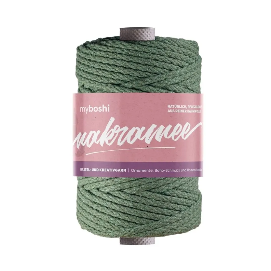 Myboshi Makramégarn Flettet 4mm 50m – Jade