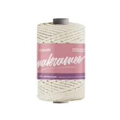 Myboshi Makramégarn Flettet 2mm 50m – Natur