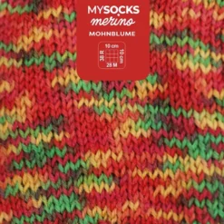 Myboshi Mysocks Merino Sokkegarn 100g – Poppy