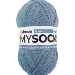 Myboshi Mysocks Merino Sokkegarn 100g – Blå