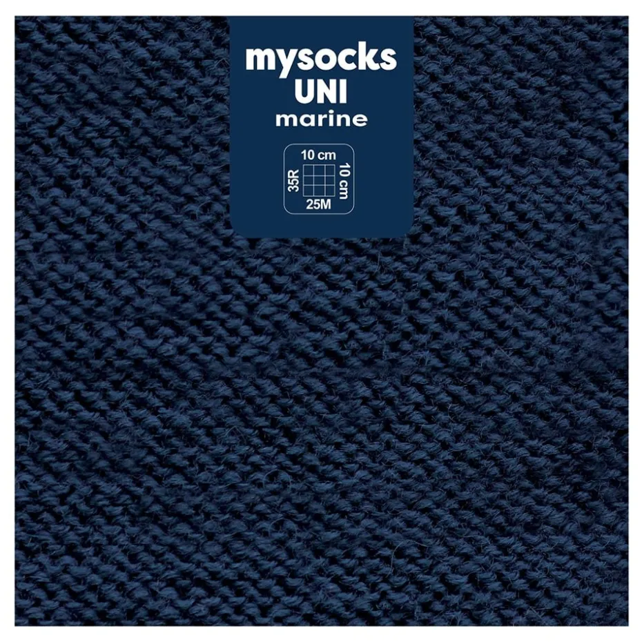 Myboshi Mysocks Uni Sokkegarn 100g – Marineblå