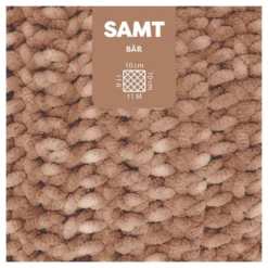 Myboshi Samt Chenillegarn 100g – 873 Bear