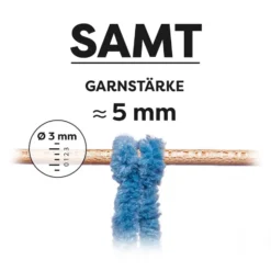 Myboshi Samt Chenillegarn 100g – 812 Chicken
