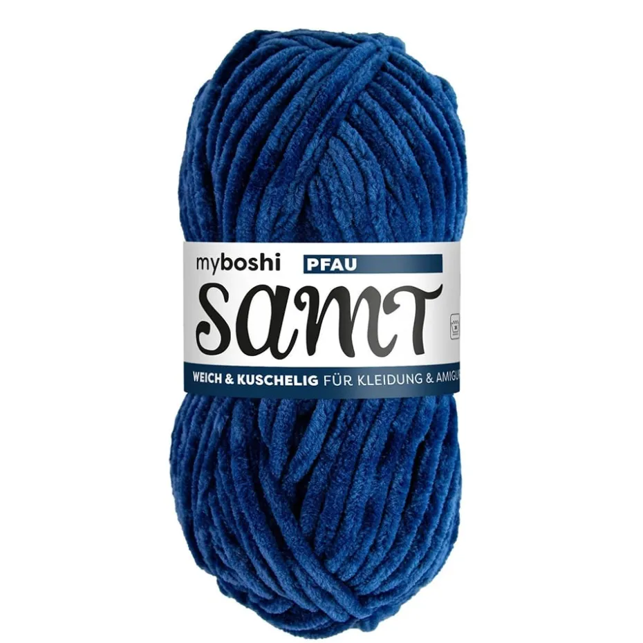 Myboshi Samt Chenillegarn 100g – 855 Peacock