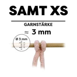 Myboshi Samt XS Chenillegarn 50g – 838 Cupcake