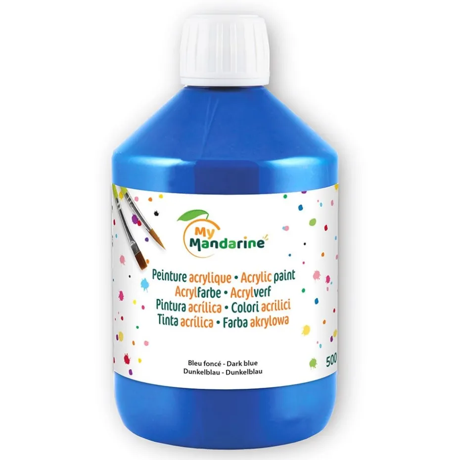 My Mandarine Akrylmaling 500ml – Mørk Blå