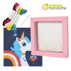 My Mandarine Broderisett 12,7×12,7cm – Unicorn