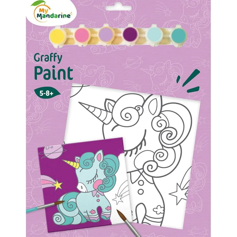 My Mandarine Graffy Paint Malesett – Enhjørning