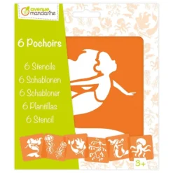 My Mandarine Sjablongsett 6 motiver – Havfruer og sjødyr